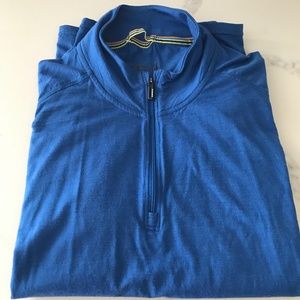 Smartwool Blue Medium Quarterzip